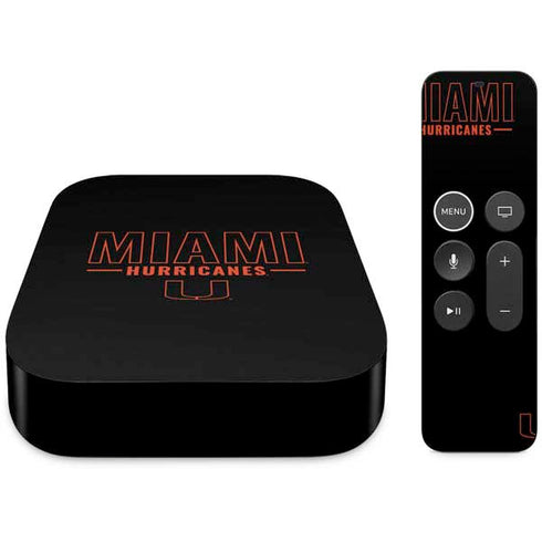 University of Miami Hurricanes Apple TV Skin